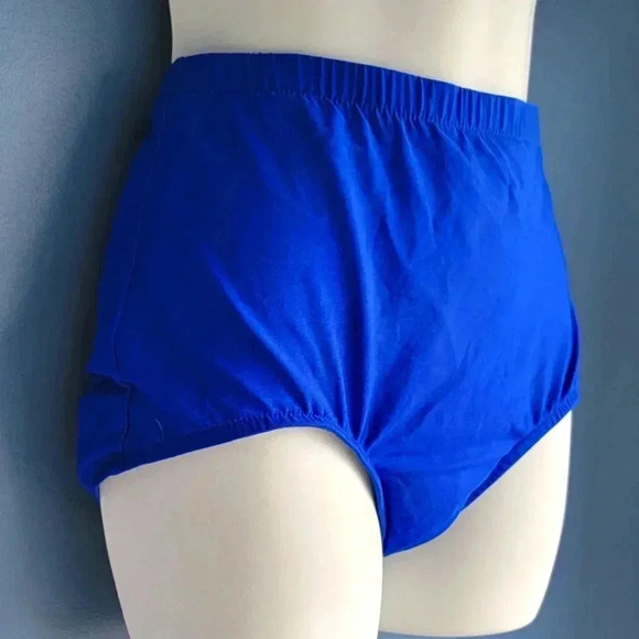 Resorts Plus Tummy Control Slimming Blue Swim Bikini Bottom NEW! Size 14W - Picture 3 of 5